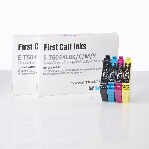 604XL 2 Sets of 4 Ink Cartridges