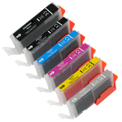 PGI-530 CLI-531 1 set of 6 cartridges