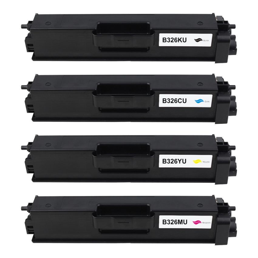 TN-326 Compatible Brother TN-326 Set of 4 Laser Toner Cartridges