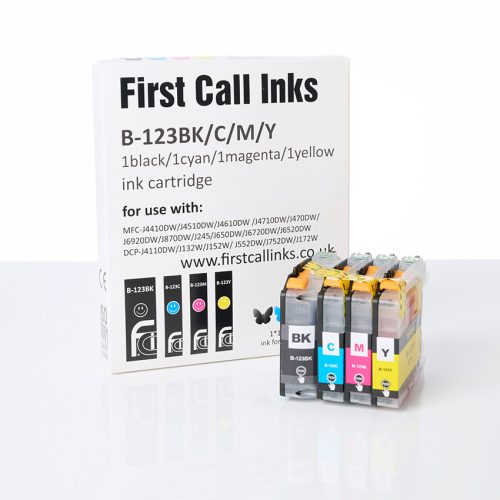 LC123 1 set of 4 cartridges