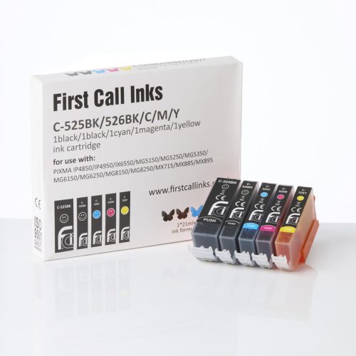 PGI-525 CLI-526 1 set of 5 cartridges