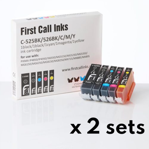 PGI-525 CLI-526 2 sets of 5 cartridges