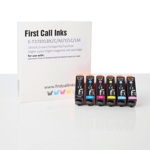 378XL 1 set of 6 Ink cartridges