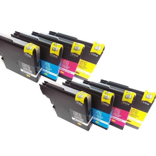 LC980 2 sets of 4 cartridges
